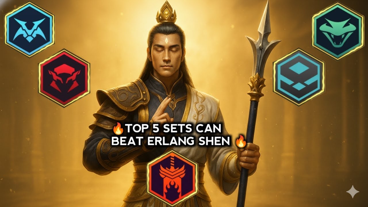 Top 5 FREE & PAID Sets That BEAT Erlang Shen EASILY! 🔥 | Shadow Fight 3
