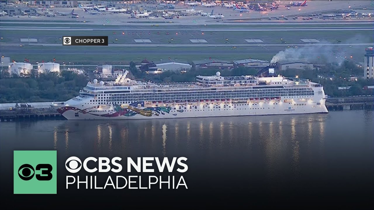 Norwegian Jewel cruise ship docks in Philadelphia ahead of 1st voyage in 15 years