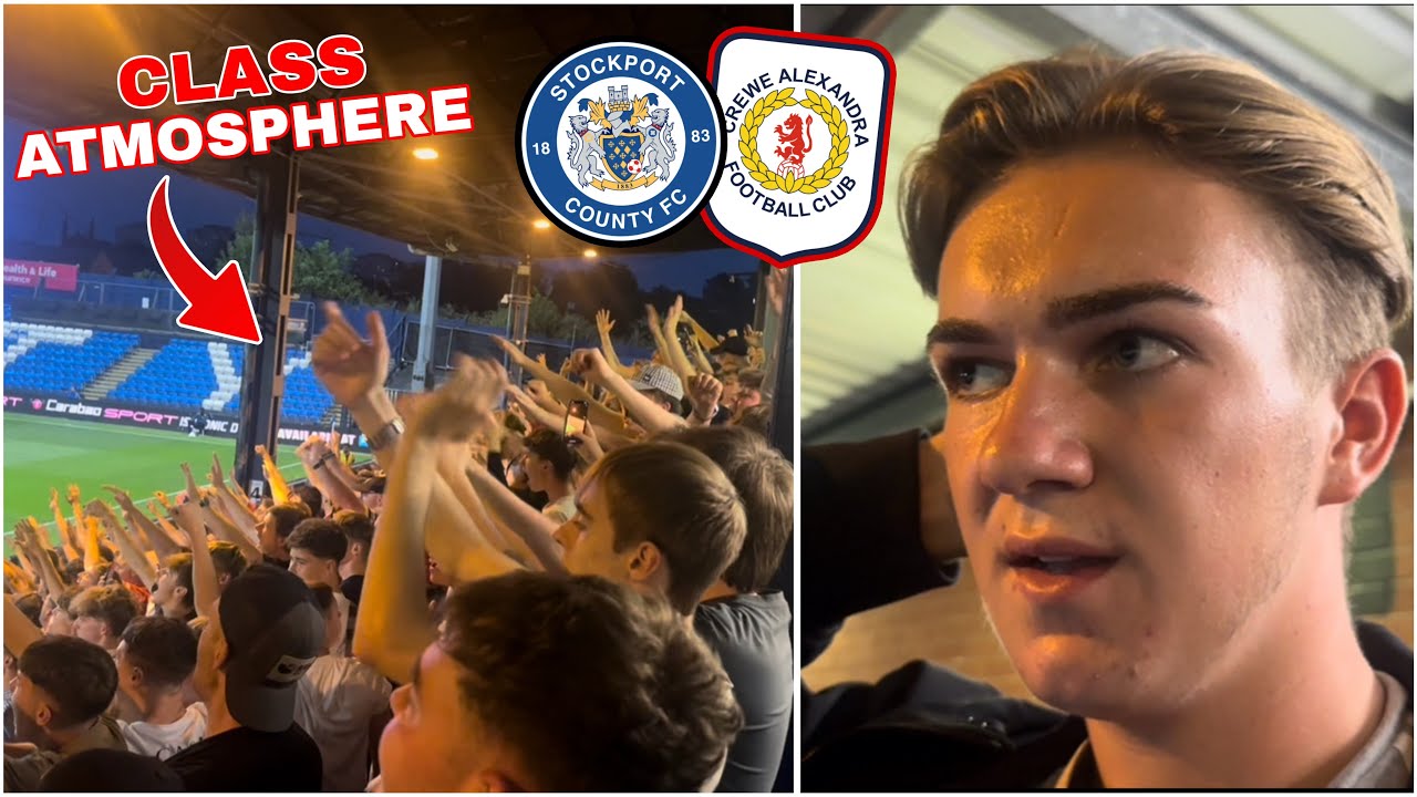 STOCKPORT WIN in CHESHIRE DERBY! In Stockport vs Crewe  