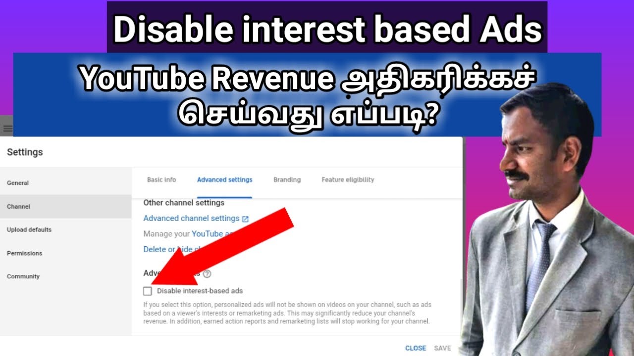 Disable interest based Ads option l How to increase YouTube Revenue l VR Knowledge AtoZ