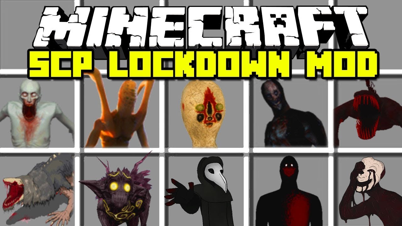 Minecraft SCP : CONTAINMENT BREACH MOD! | SCP: Lockdown | Modded Mini-Game