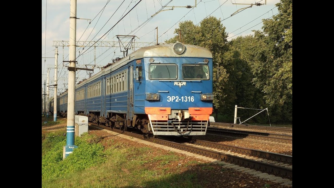 Trainz 12: ЭР2-1316 Рейс: Рязань-I - Голутвин.