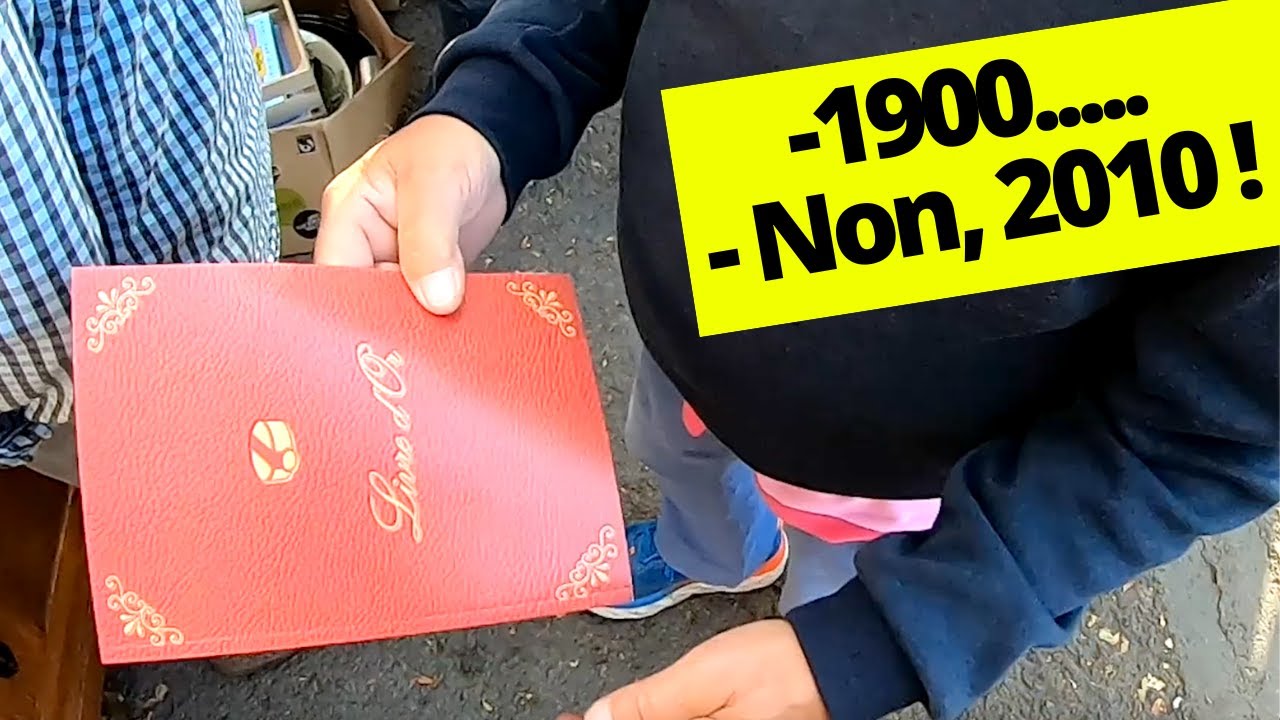 - C'est de 1900..... - Non, de 2010 ! : Nouvelle sortie en Brocante !