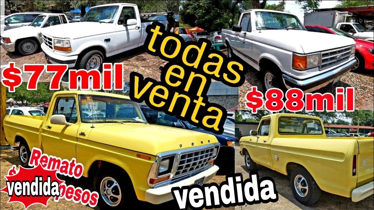 FORD PICKUP 1979 y 2 camionetas en venta tianguis de autos usados trucks  for sale zona autos f150