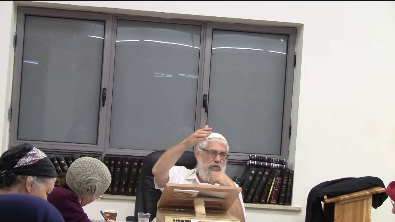 הרב מרדכי אלון שיעור במגילת רות כ