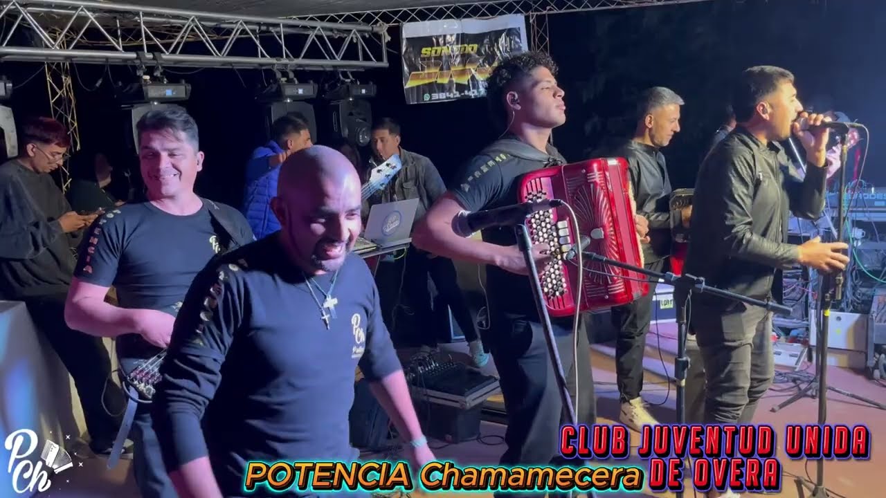POTENCIA CHAMAMECERA LO NUEVO 2025-CLUB JUVENTUD UNIDA DE OVERA 1&ordm; SHOW 3 de agosto.