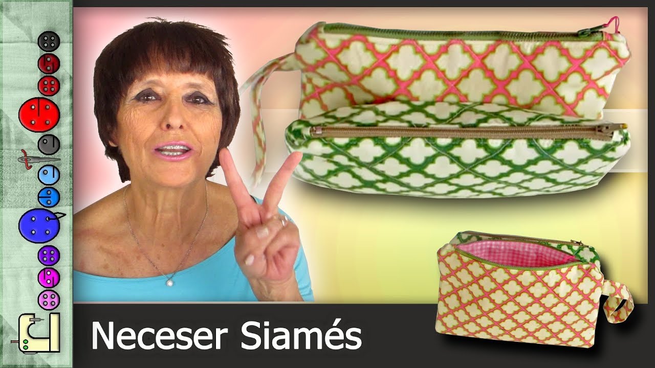 Cómo hacer un Neceser Siamés [Tutorial]