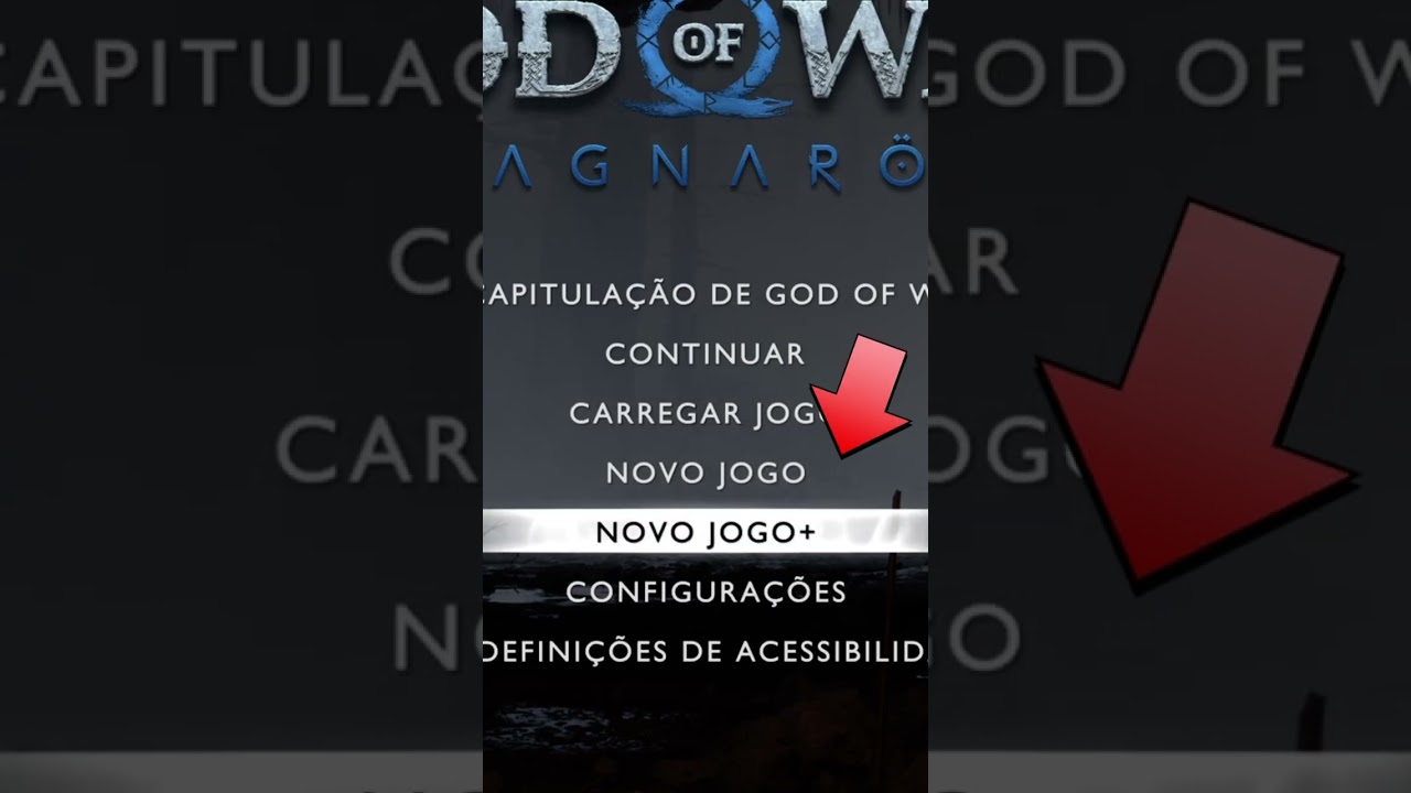 COMO ACESSAR O NG+ NO GOD OF WAR RAGNAROK!