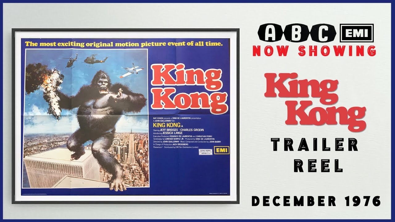 KING KONG (December 1976 ABC Cinema Trailer Reel) -- Home Cinema