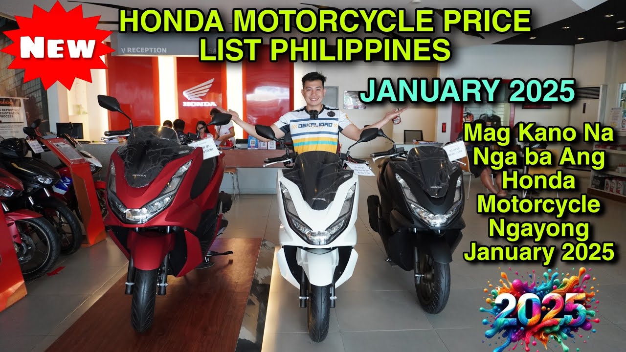 HONDA MOTORCYCLE PRICE PHILIPPINES JANUARY 2025
