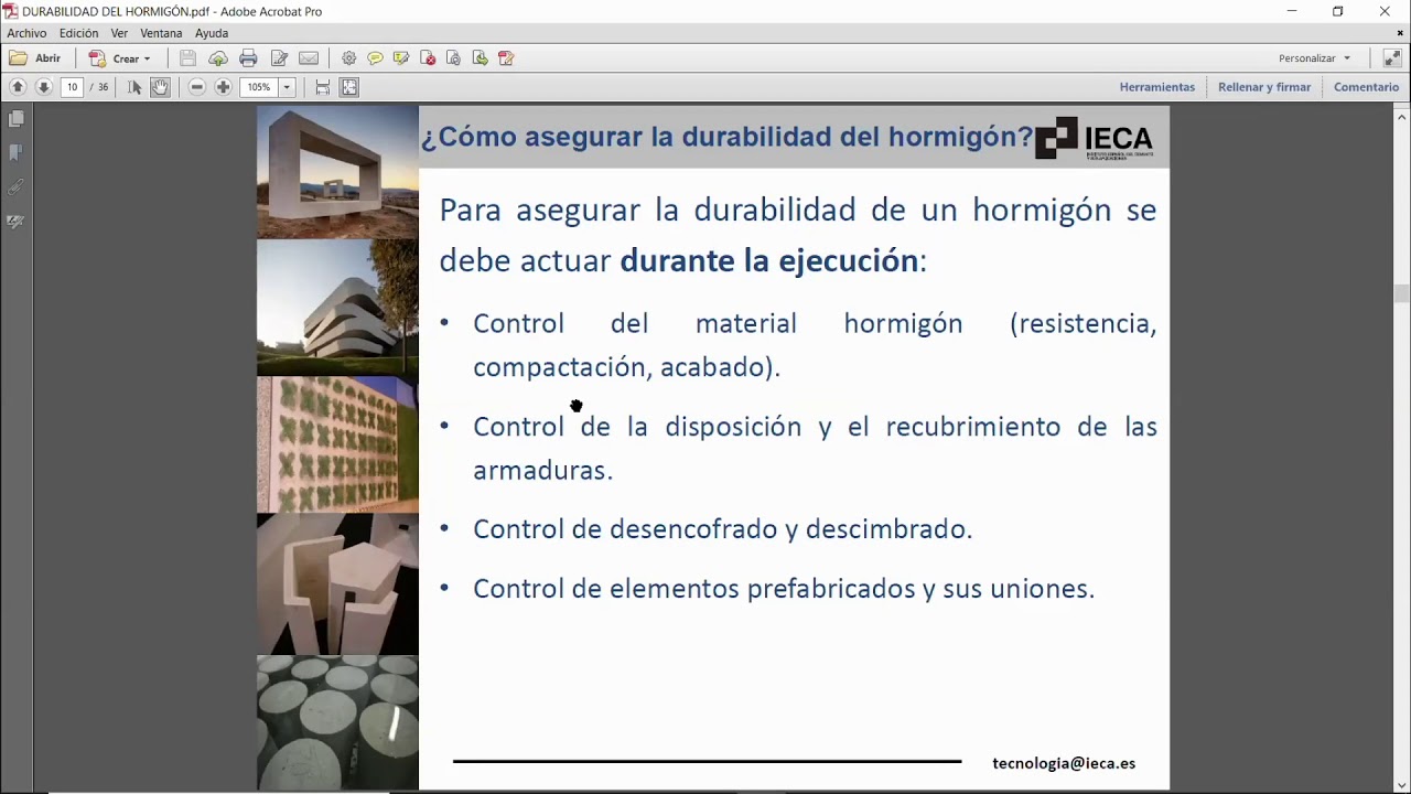 Durabilidad del hormigón