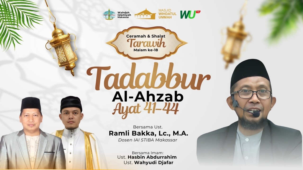 [LIVE] Ceramah & Shalat Tarawih Malam ke-19 | Ust. Ramli Bakka, Lc., M.A.