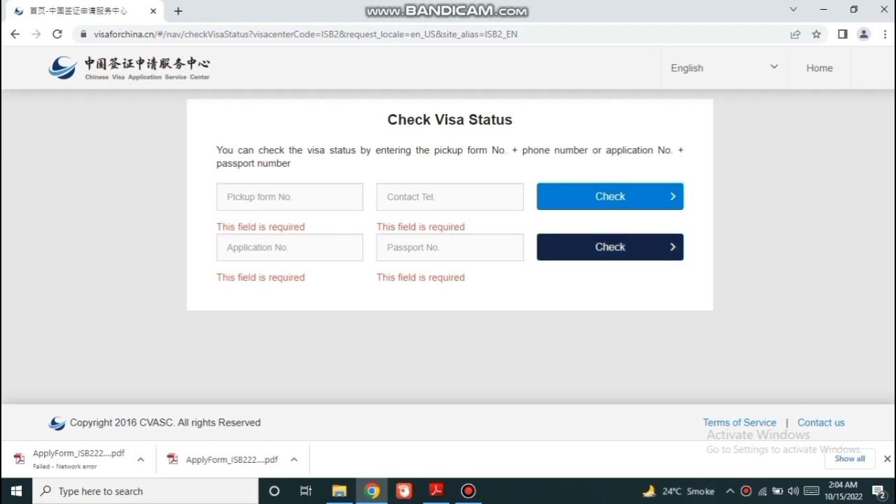 How to check status of china visa | China Visa status online | track china visa stutus