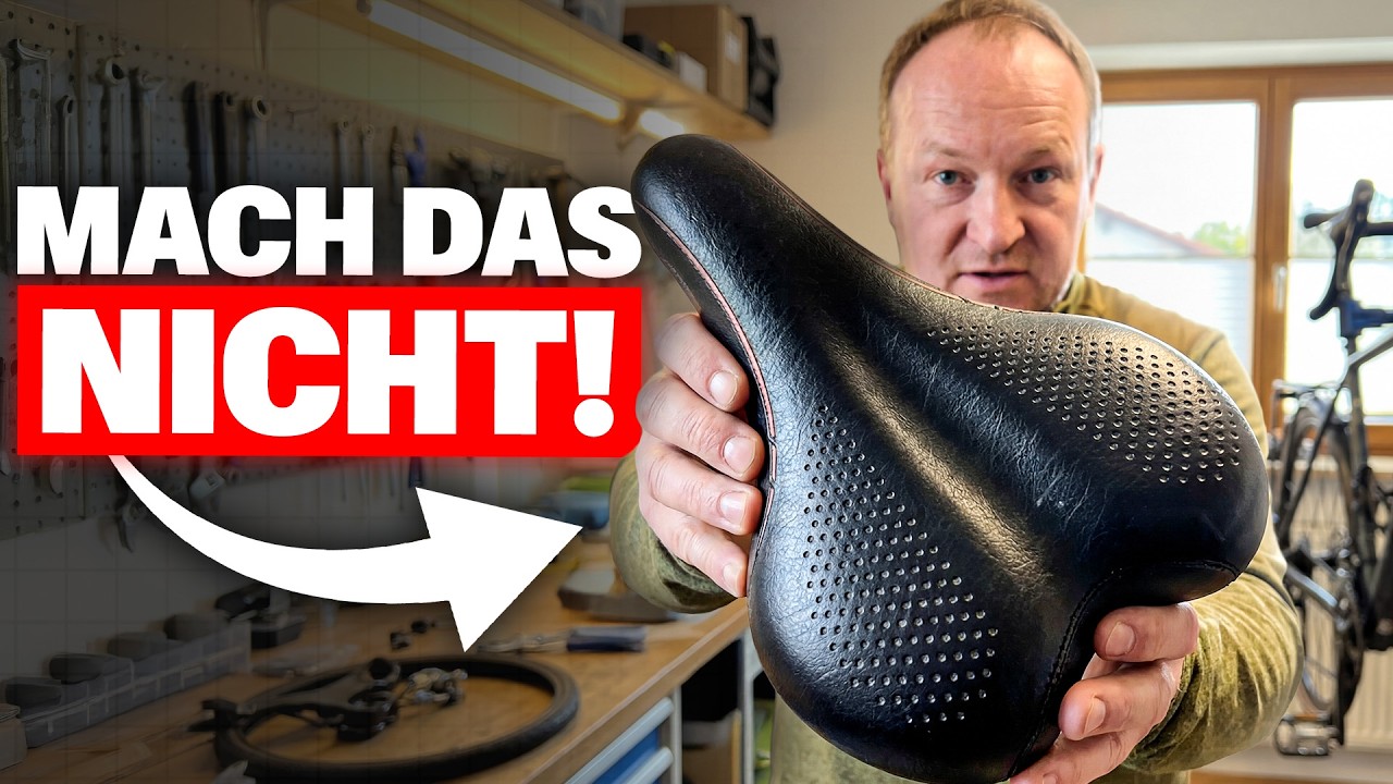 Bequem? Ja. Gesund? Niemals! Der größte Fahrrad Sattel-Mythos endlich entlarvt.