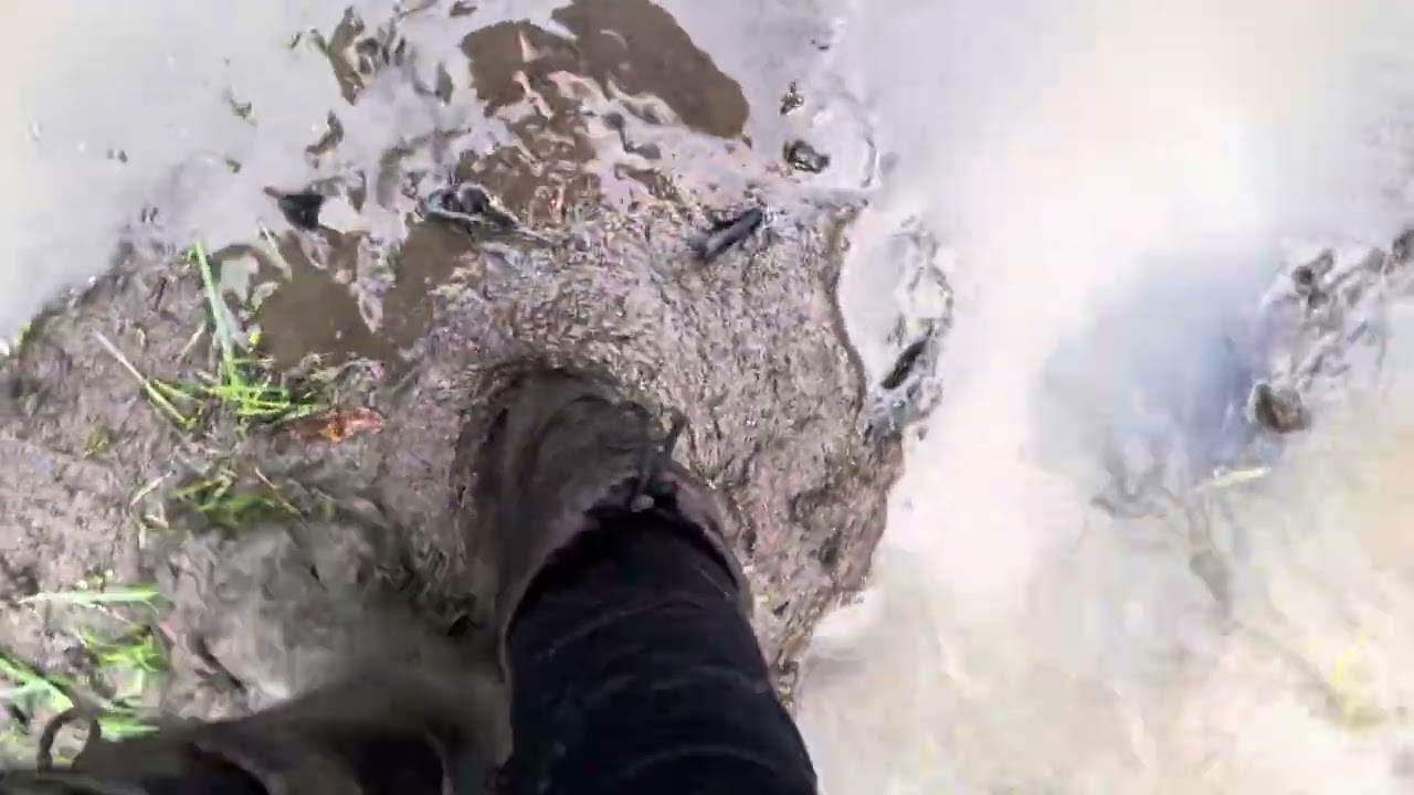 1. Wellies in autumn mud