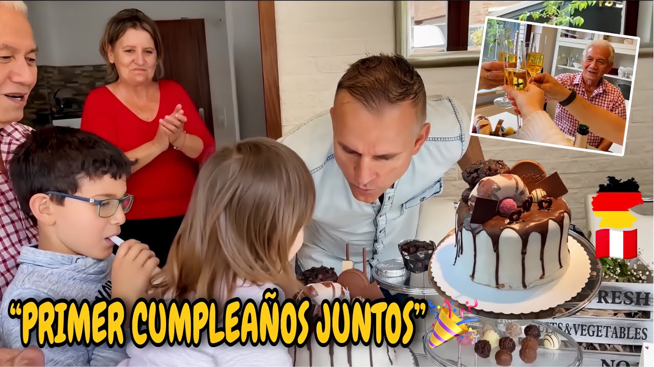Mi PAPÁ celebra cumpleaños de Dragan por Primera vez en Alemania 🇩🇪  | Shirley Tocic