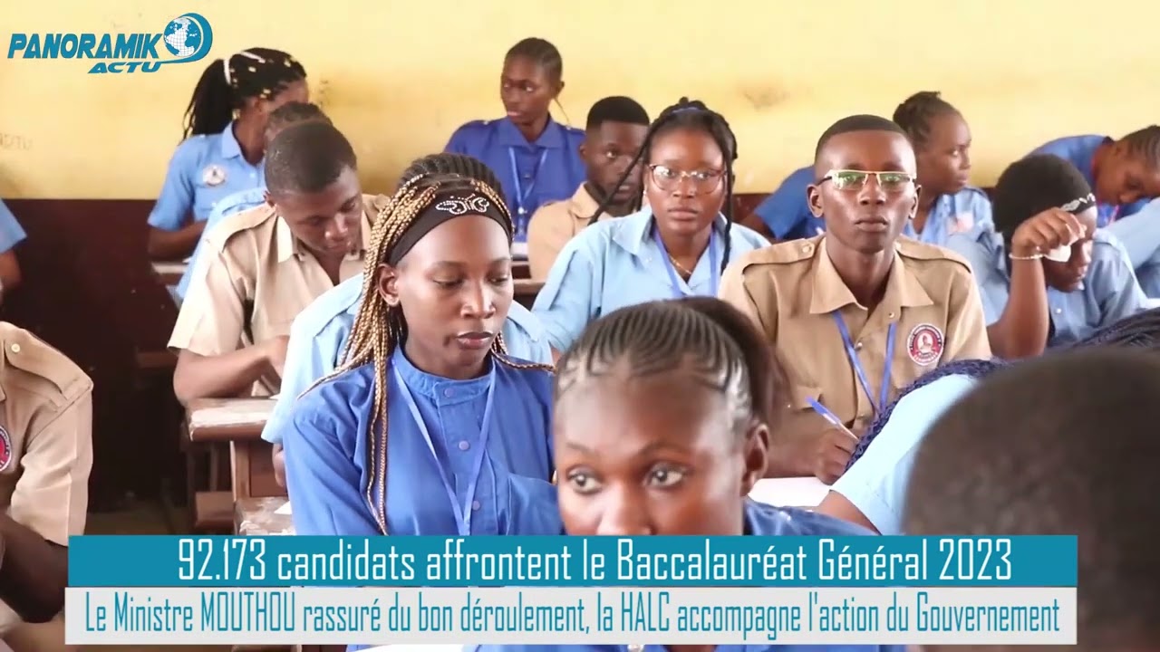 Lancement officiel du BAC GÉNÉRAL 2023 AU CONGO-BRAZZAVILLE