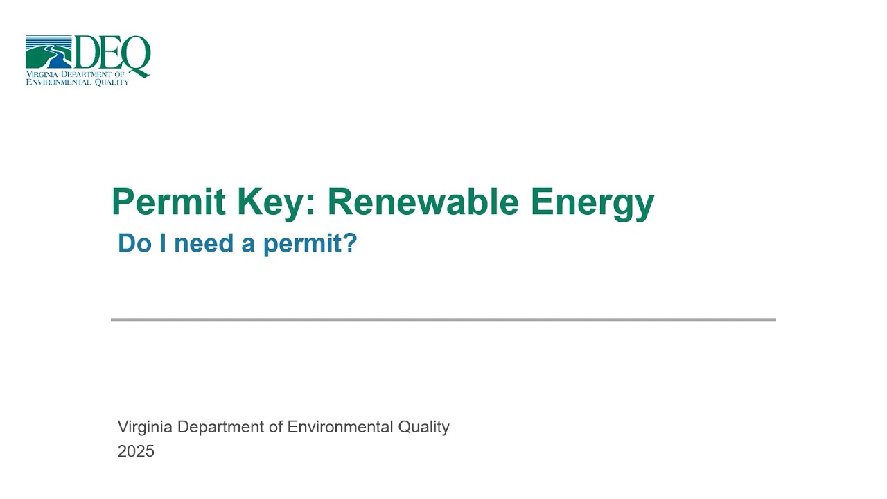 Permit Key - Renewable Energy