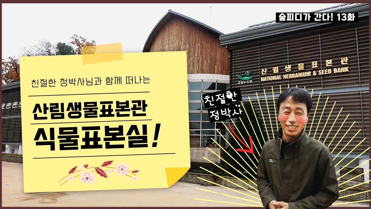 산림생물표본관 식물표본실 [숲피디가 간다 13회]