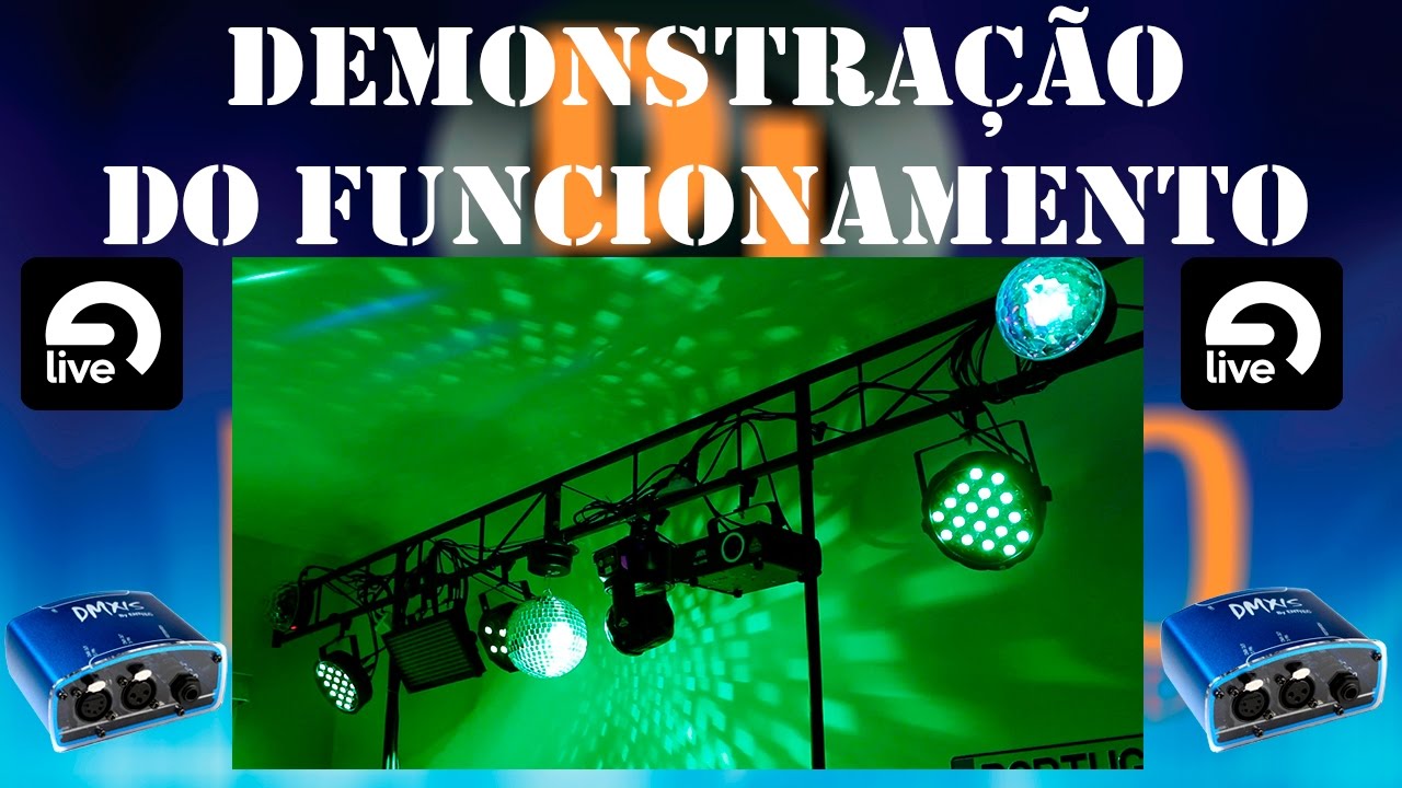 Funcionamento do Light Show Automatizado (Luzes sincronizadas com a música + Controle pelo celular)