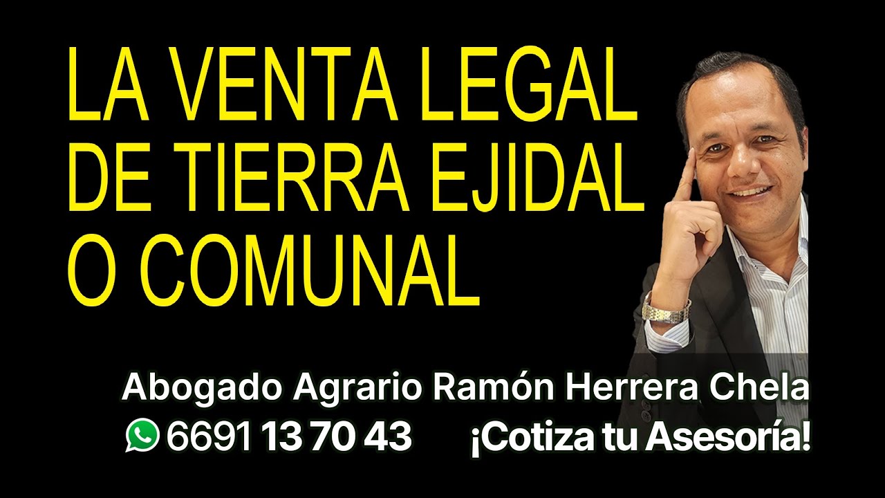 ¿Cómo saber quién está legalmente facultado para vender tierra ejidal o comunal?
