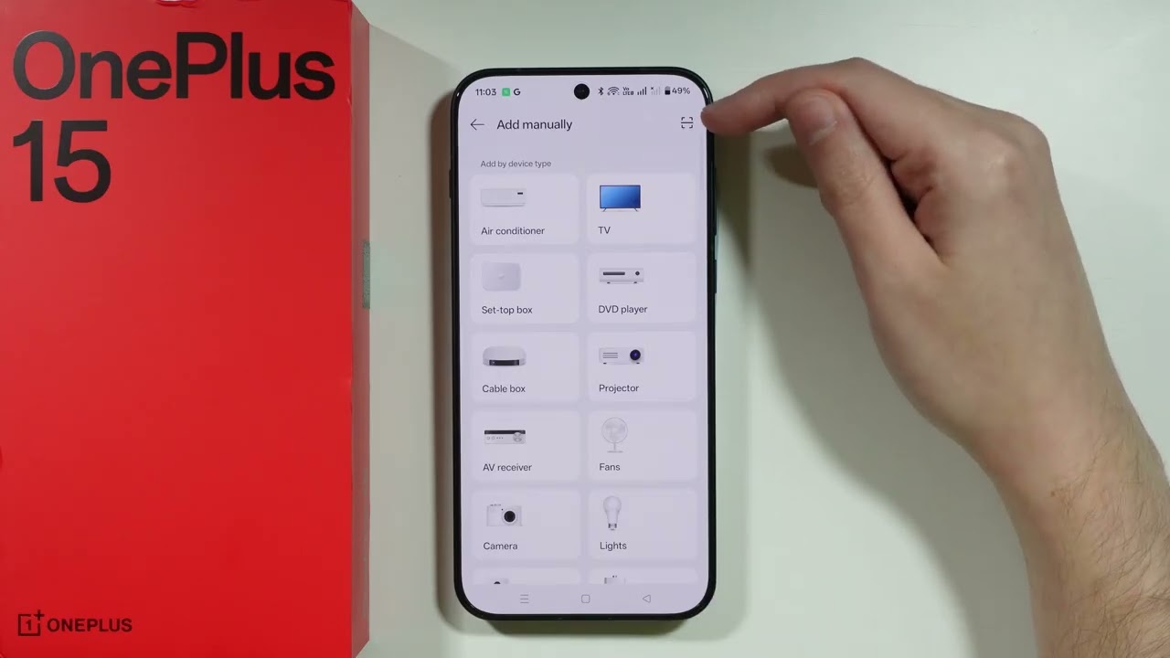 OnePlus 15: как настроить пульт ДУ