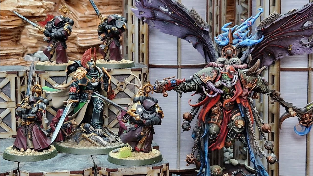 Dark Angels vs Death Guard, Warhammer 40k battle report