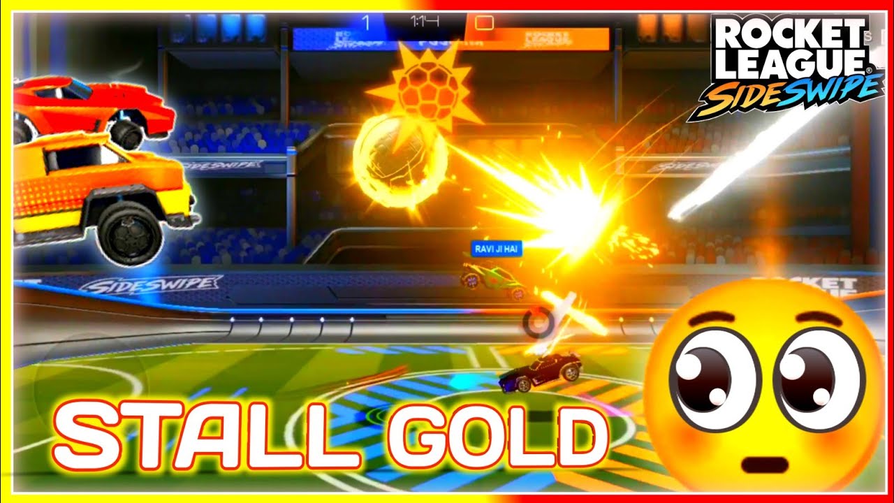 INSANE STALL GOLD FLICKKK 🔥😱 RL SIDESWIPE