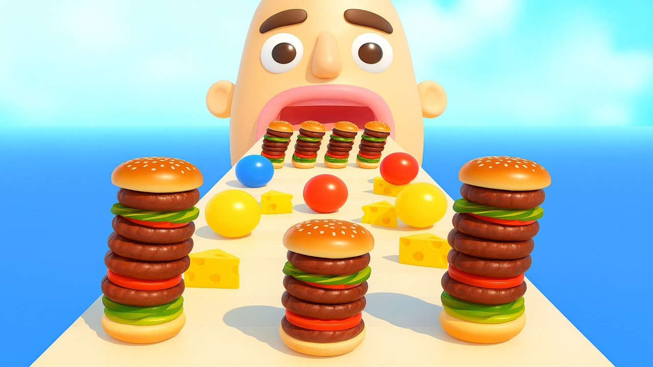 Sandwich Runner - SpeedRun All Levels Gameplay Walkthrough Android,ios New Update E10