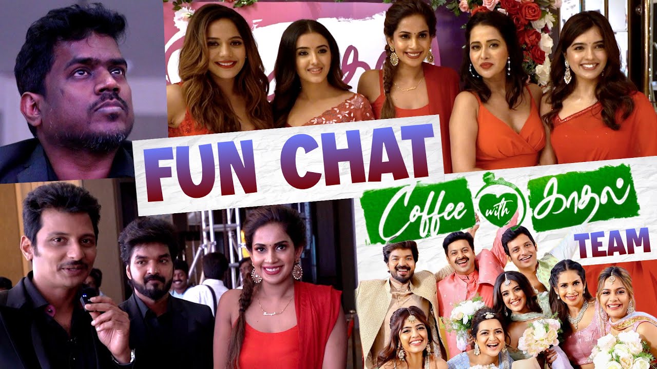Fun Chat with Jeeva , Jai and Sundar C 😍 | Coffee With Kadhal☕️❤️ Audio Launch | Samyuktha Shan