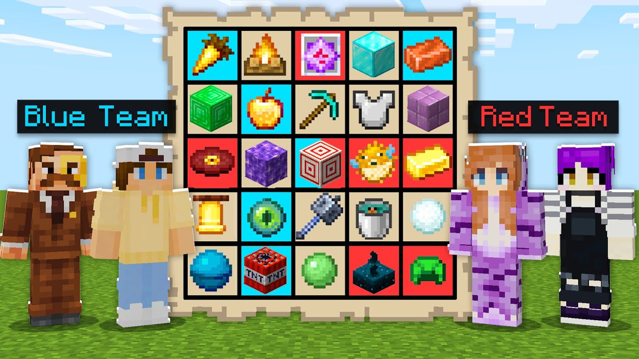 Noob vs Pro in Minecraft BINGO