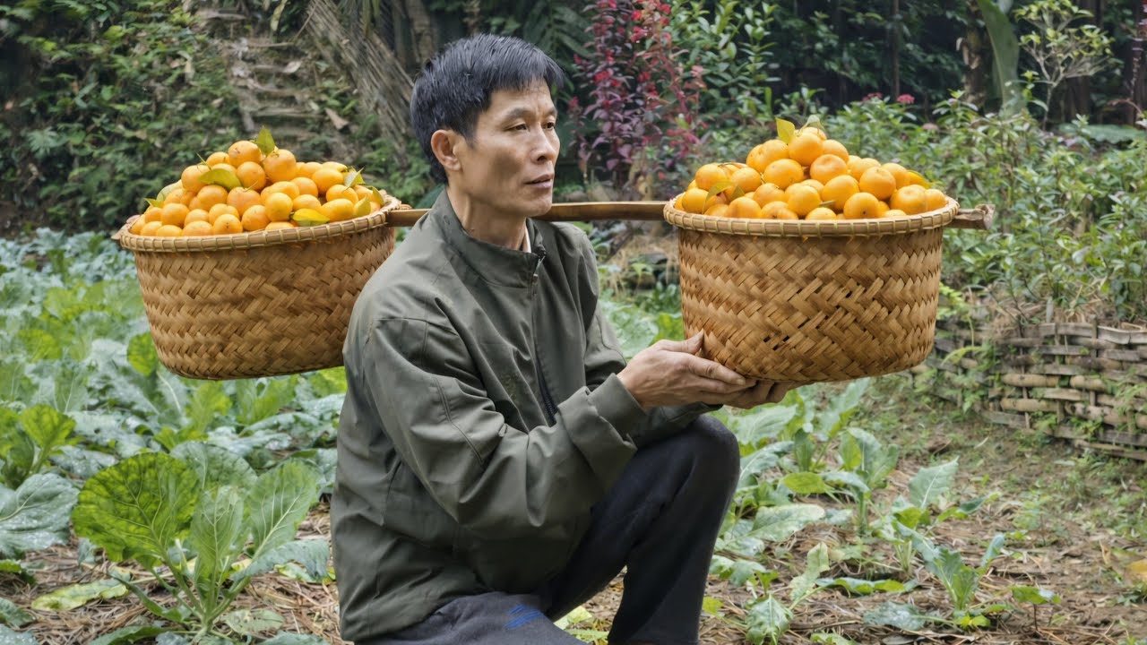Ultimate Forest Harvest 🌿 Wild Yams, Turmeric & Pickles – Cooking & goes to the Market to sell