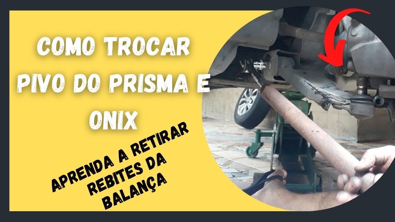 Como retirar pivo original prisma e onix,aprenda a retirar os rebites!