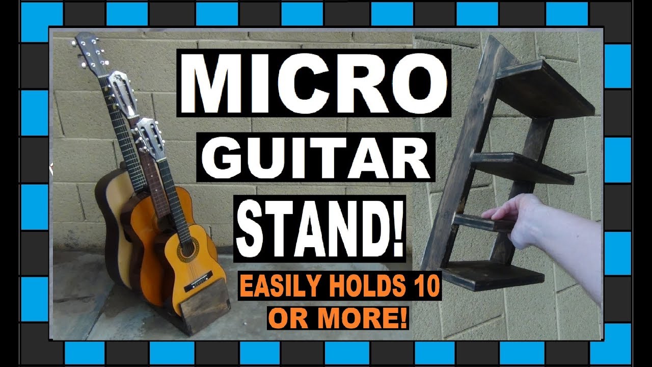How To Build A Guitar Stand! // Holds As Many Guitars As You Want!