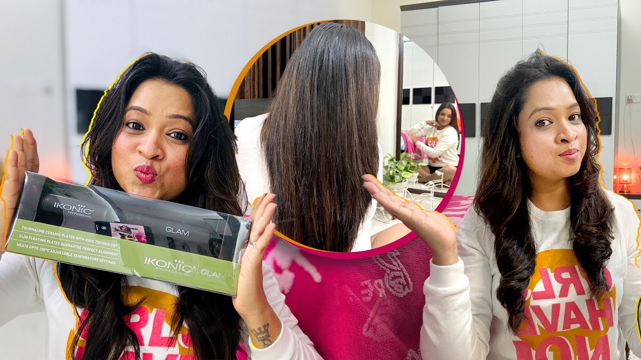 Ikonic Hair Straightener Review & Demo | Disha Glam Diaries