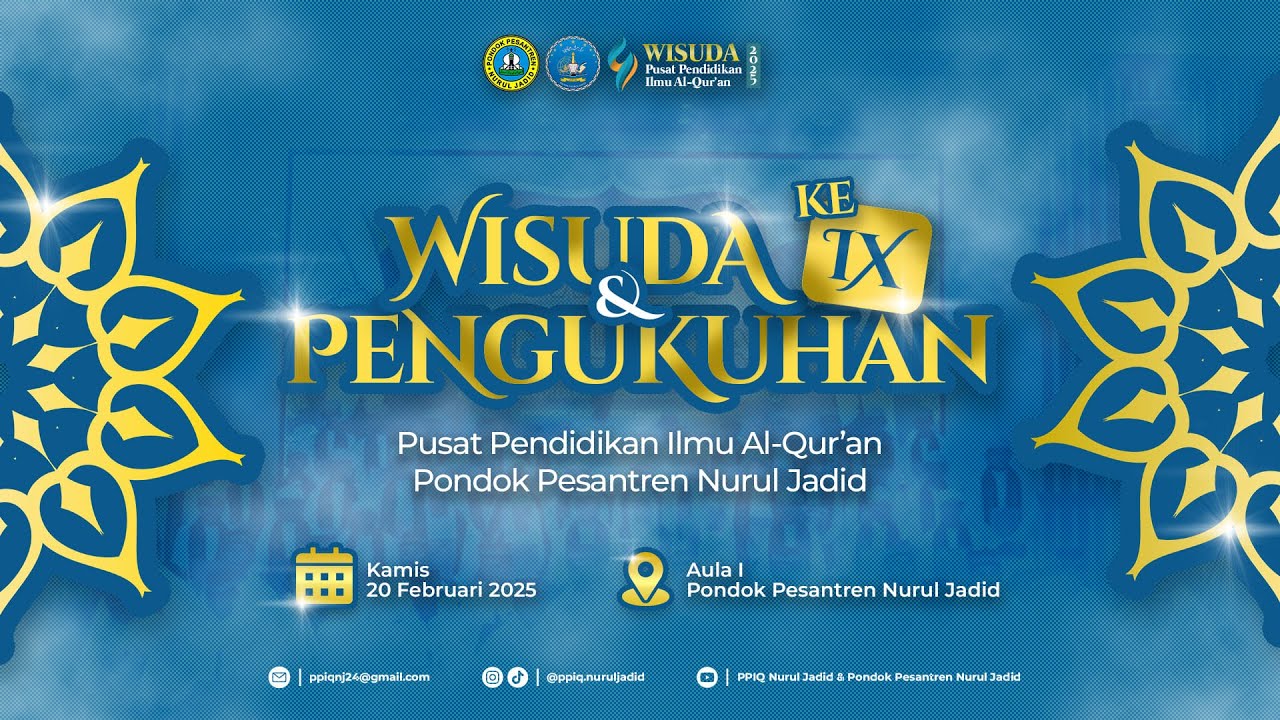 Wisuda Dan Pengukuhan Tahun 2025 | PPIQ Putra Nurul Jadid