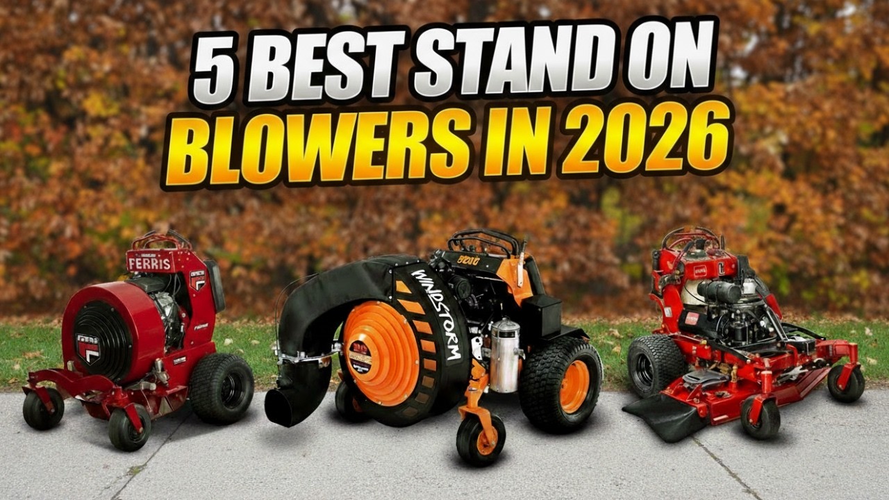 Landscapers Are Switching to These Top Stand-On Blowers in 2026