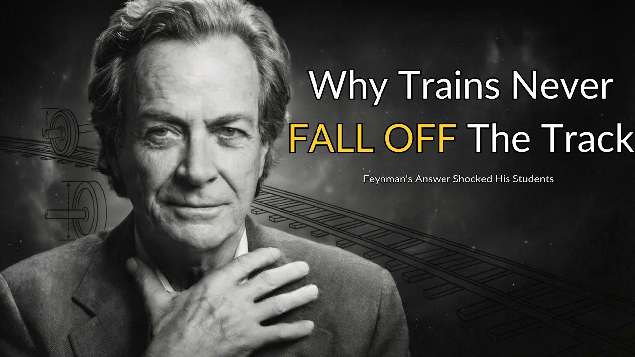 Why Trains Never Fall Off The Track — Feynman's Answer Shocked His Students