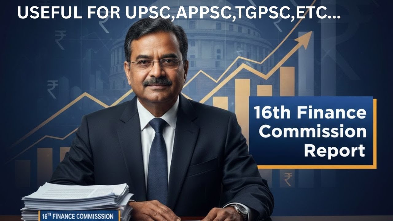 16th finance commission report #teluguexplanation#upsccse2026 #upsc #pyqsolution #pyqstrategy