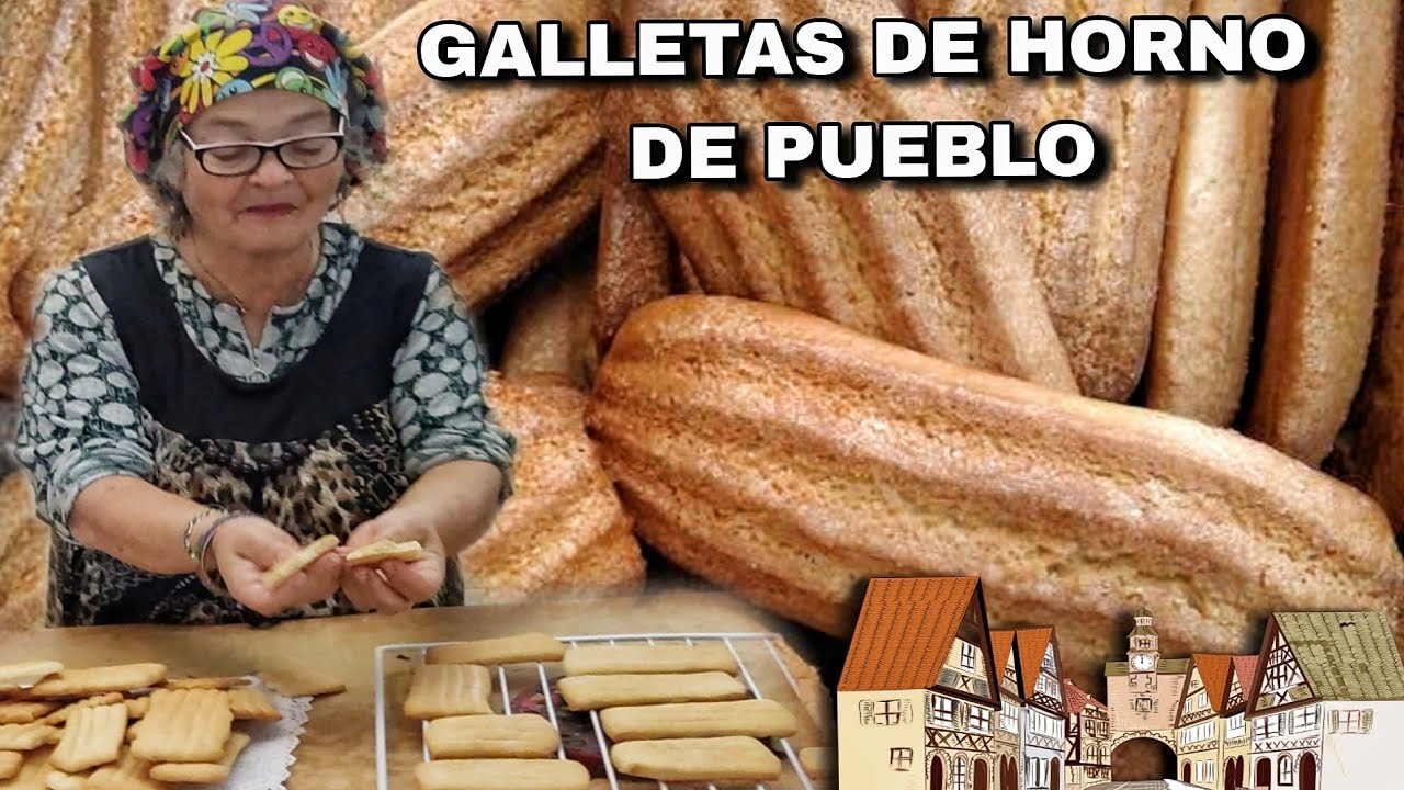 GALLETAS DE HORNO DE PUEBLO RECETA TRADICIONAL FÁCIL Y DELICIOSA,MUY RICAS - María la pastelera