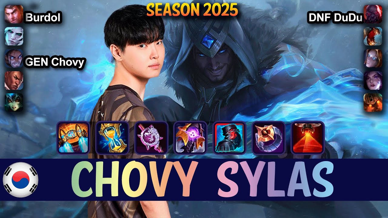 GEN Chovy SYLAS vs ORIANNA Mid - Patch 25.10 KR Ranked | lolrec