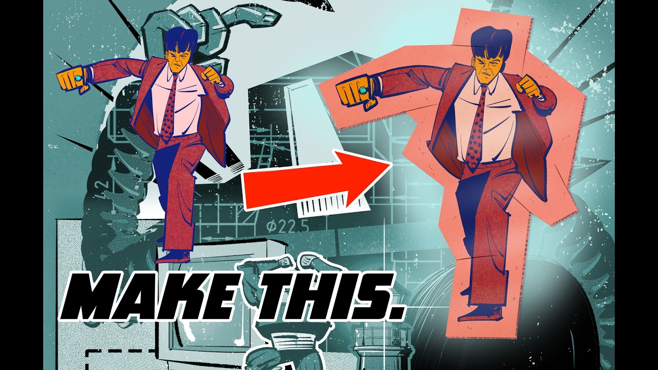 Create a Cardboard Cutout Effect for Your Digital Art