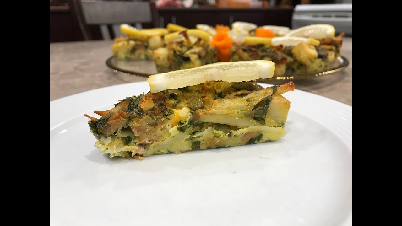 الطاجين التونسي - العجة التونسية - Rula-Yummies - Tunisian Omelet