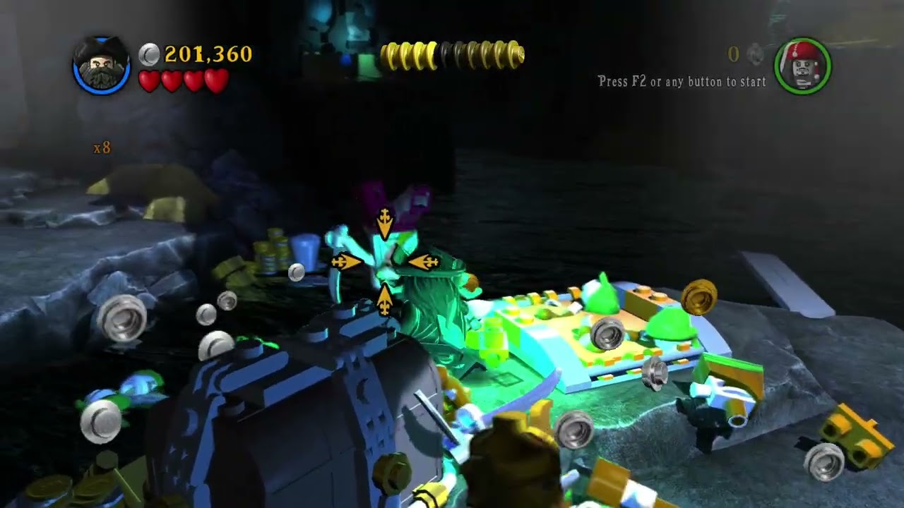 Isla De Muerta Free Play - LEGO Pirates of the Caribbean Walkthrough part 9