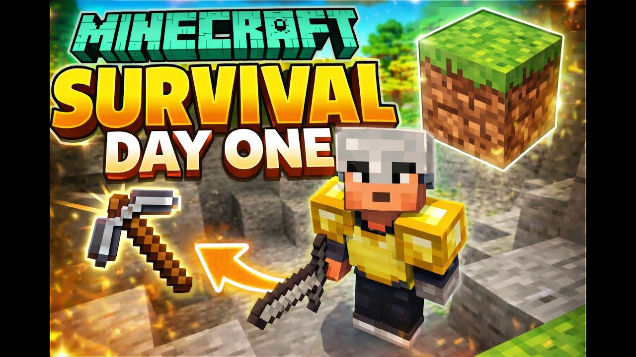 My First Minecraft Survival Guide Ep. 1