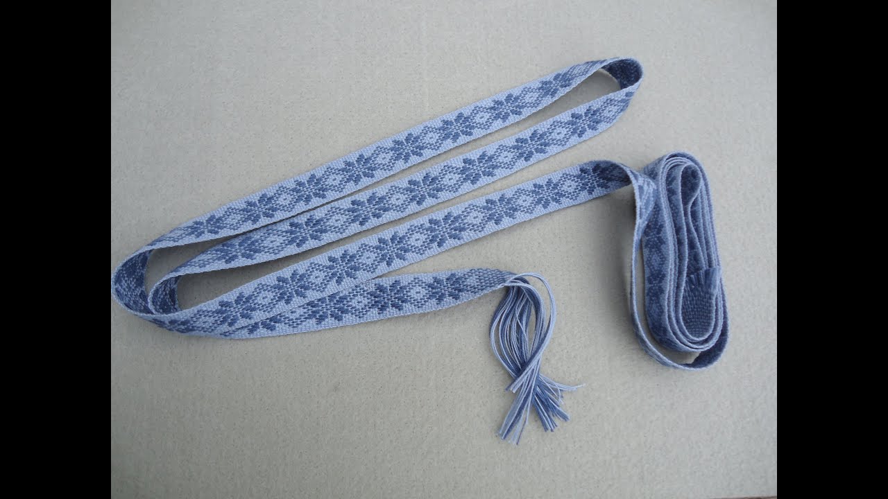 Inkle Band Weft End Secure