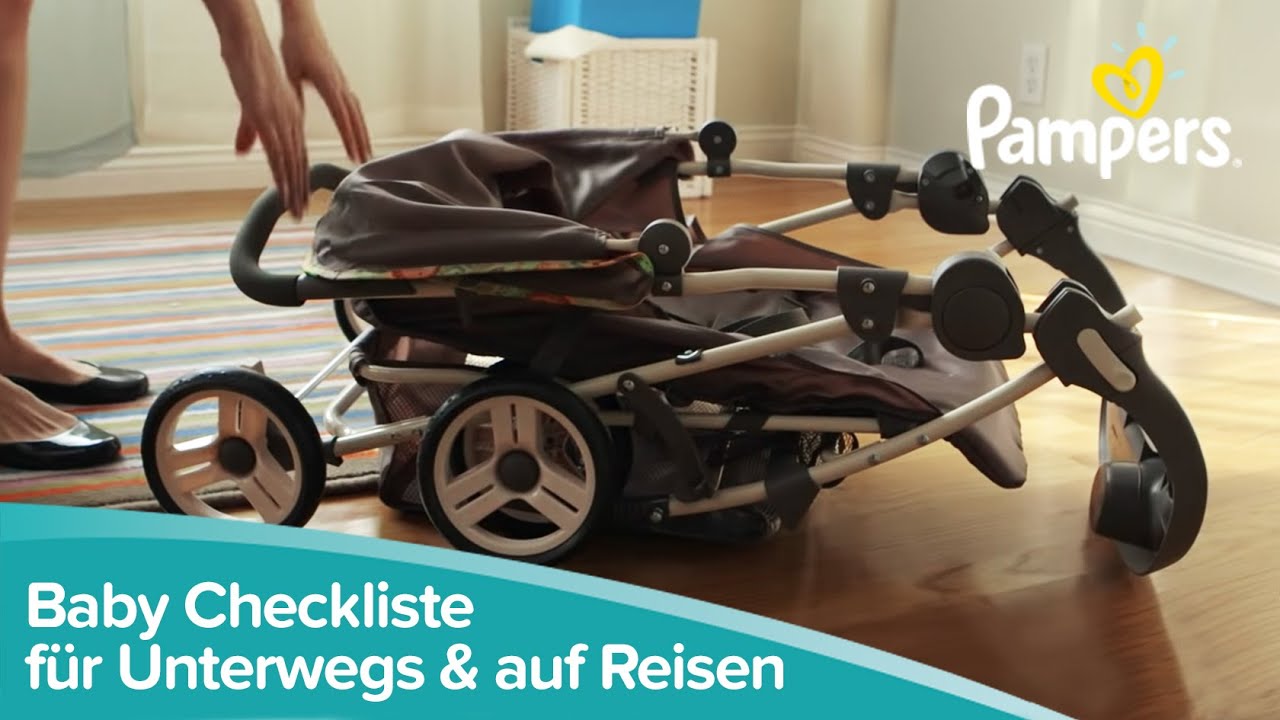 Baby Checkliste für Unterwegs und auf Reisen | Pampers
