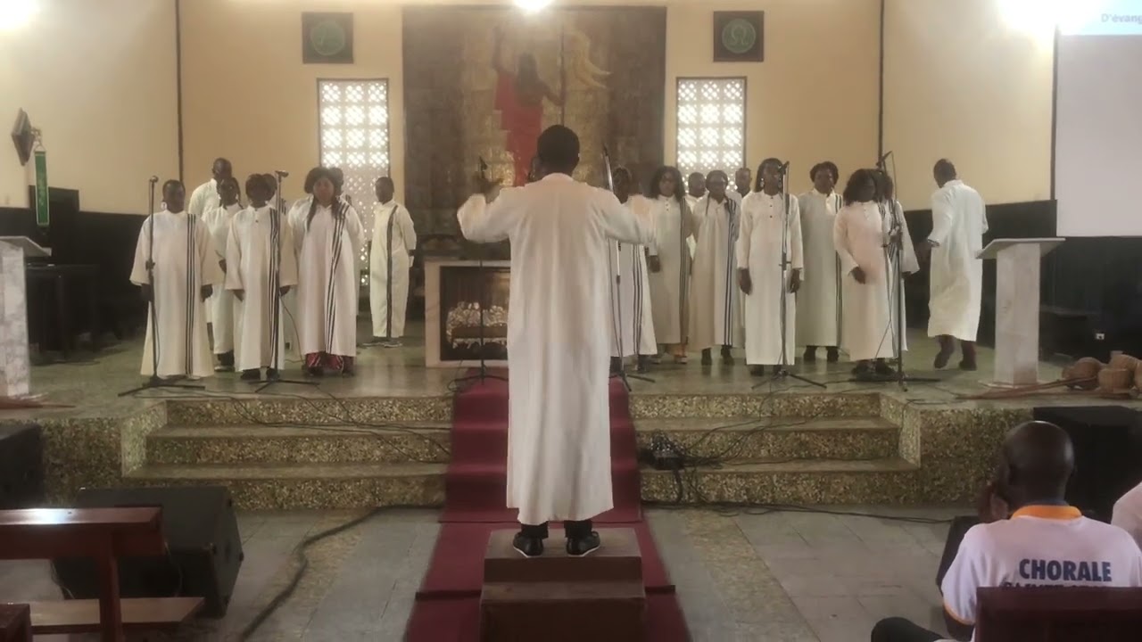 Mu me sala kiminu na ngue, chorale Abbé François Wamba au 1er concert des 45ans de la Sainte Cécile