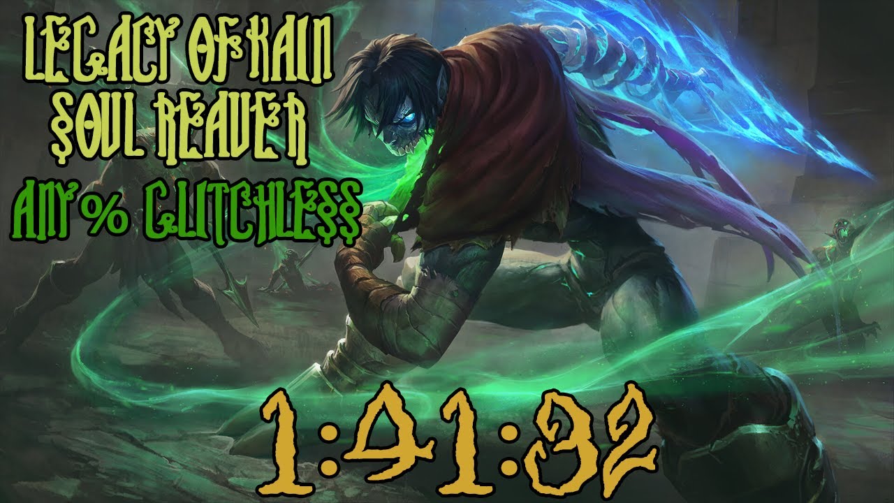 Speedrun: Legacy of Kain - Soul Reaver Any% No Major Glitches in 1:41:32 [Obsolete World Record]