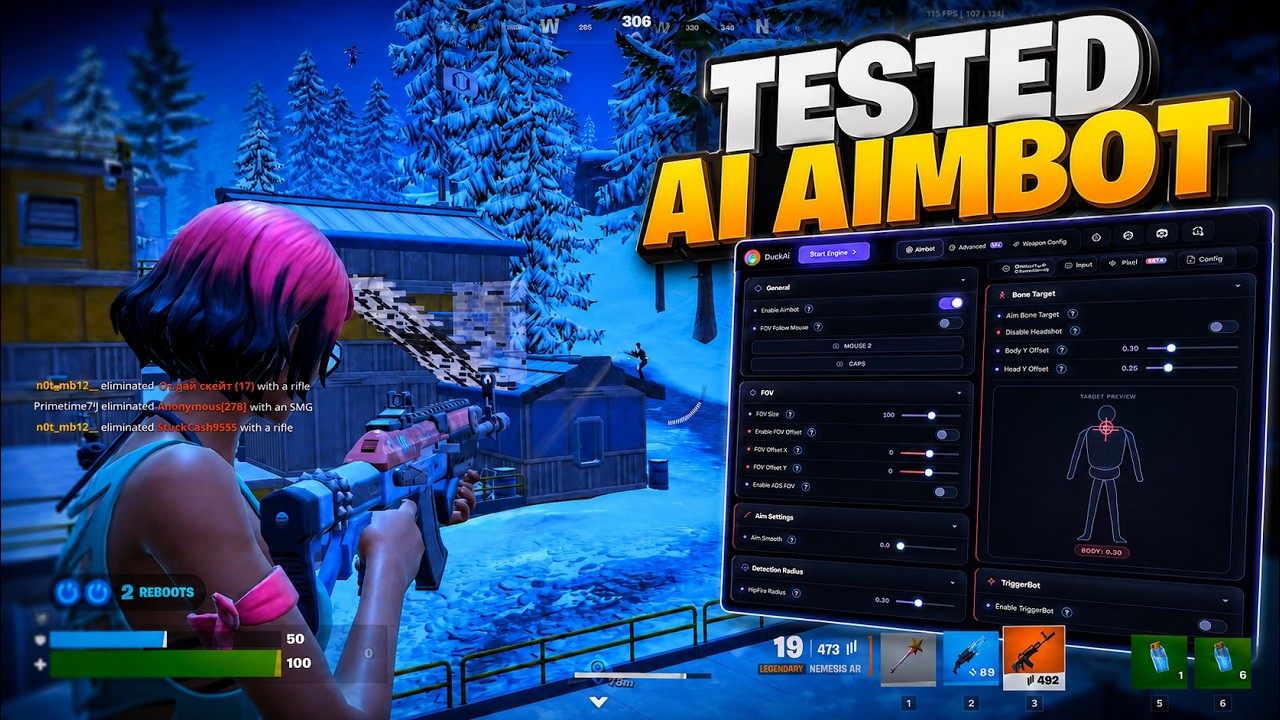 The Only AI Aimbot in Fortnite Worth Trying... (Actually Good)